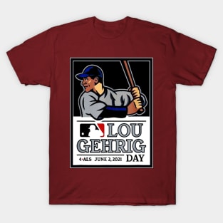 Lou Gehrig 4 Merch Legend T-Shirt